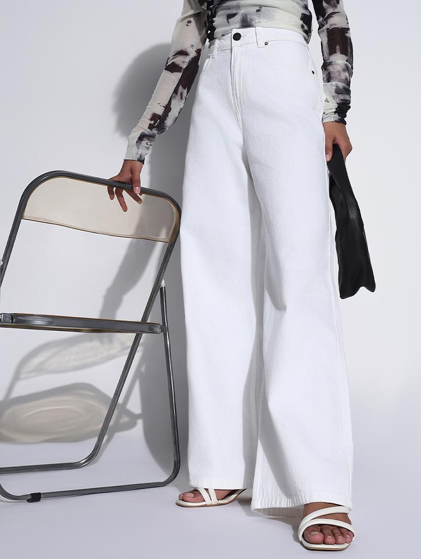 women high rise wide leg jean - 21843543 - Zoom Image - 0