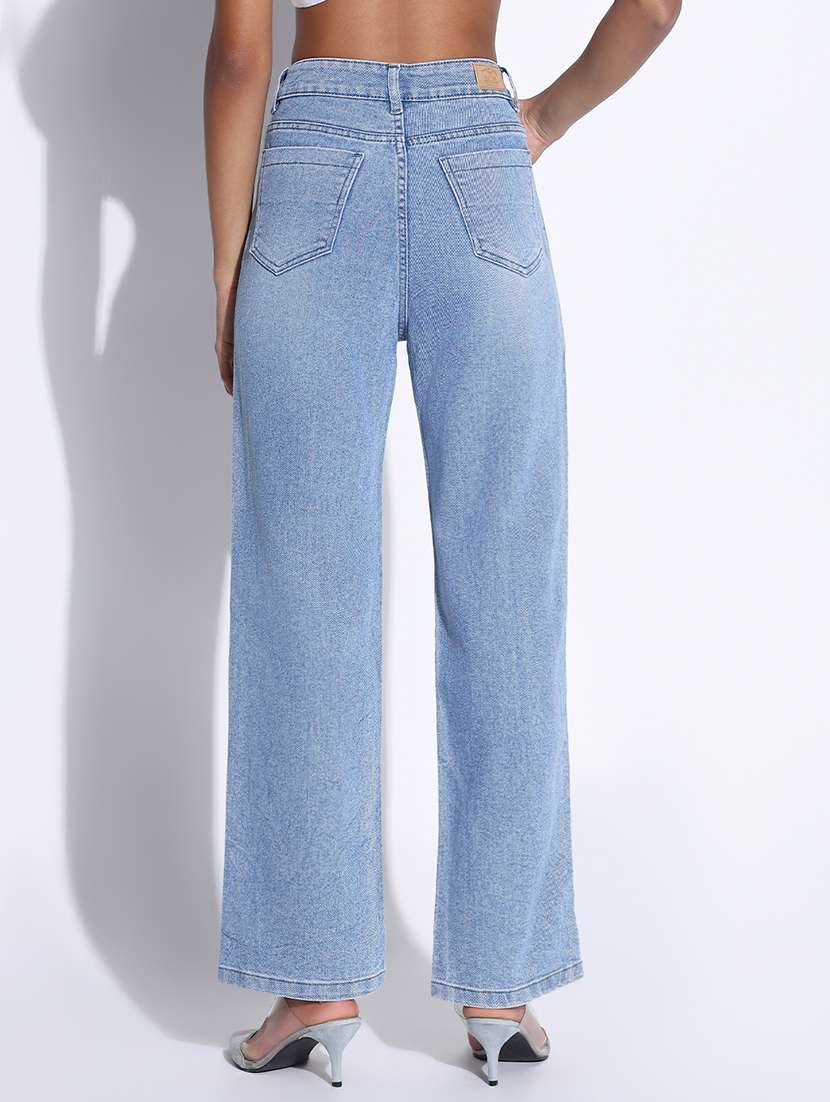 women high rise straight fit jean - 21843544 -  Standard Image - 3