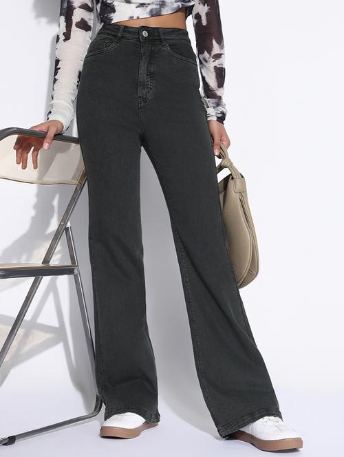 women high rise bootcut jean - 21843546 - Standard Image - 0