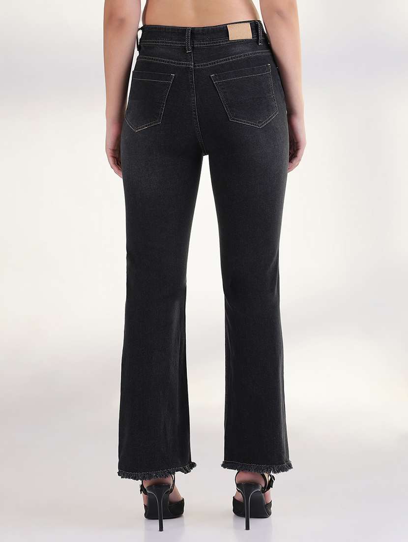 women high rise bootcut jean - 21843550 -  Standard Image - 3