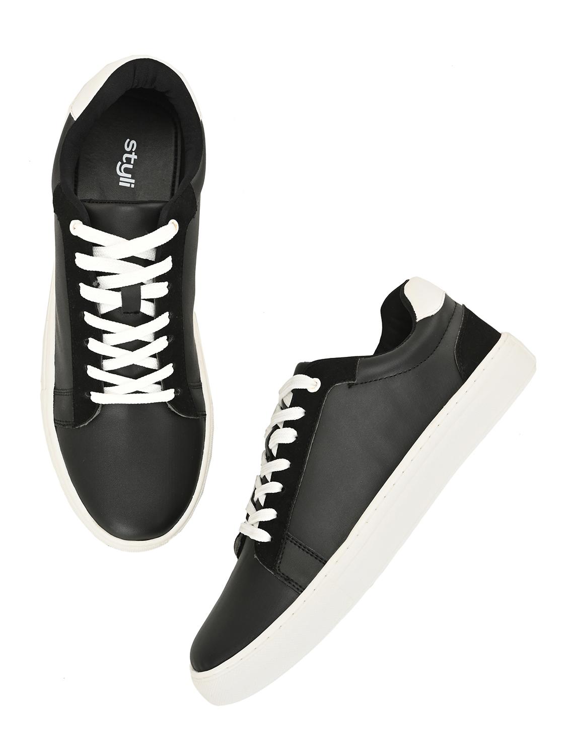 men black lace up sneaker - 21843882 - Standard Image - 3