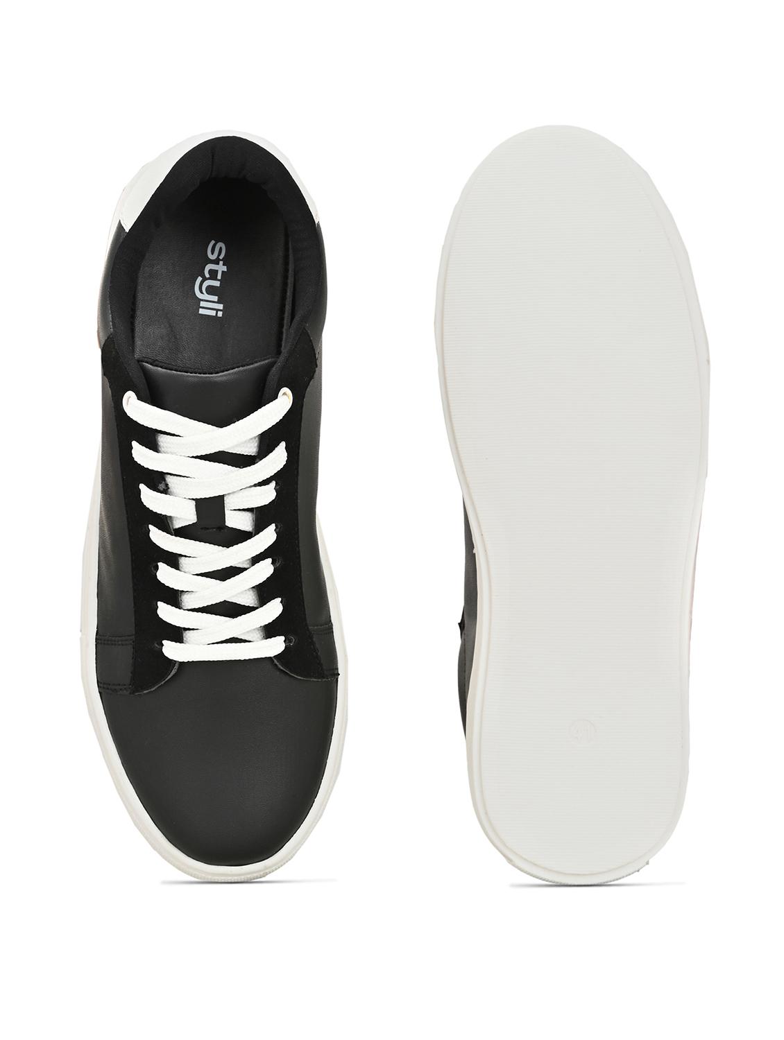 men black lace up sneaker - 21843882 - Standard Image - 5