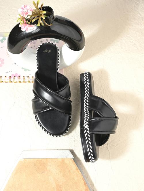 women black embellished flats - 21844121 - Standard Image - 0