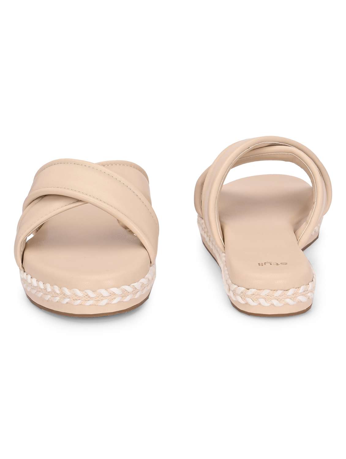 women off white slip on flats  - 21844122 -  Standard Image - 3