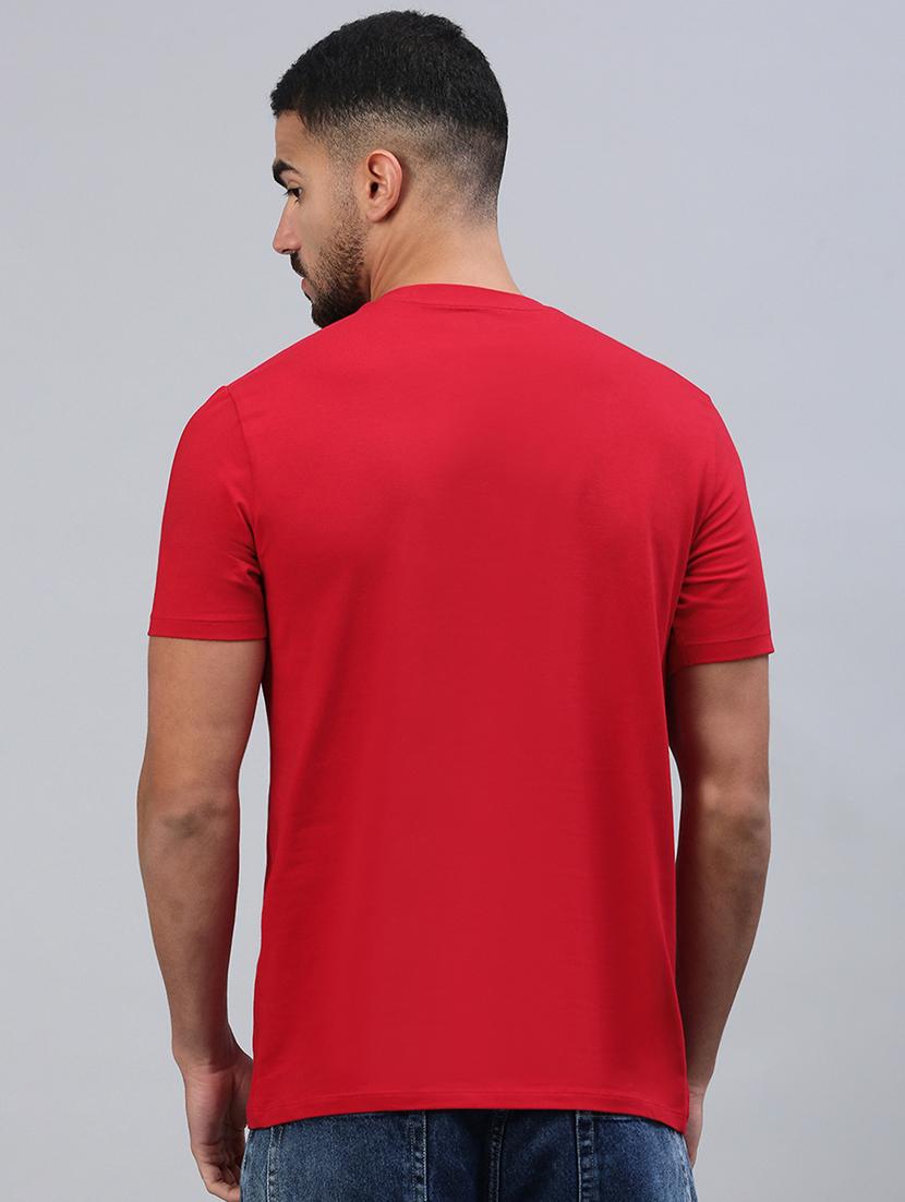 men printed short sleeve slim fit t-shirt - 21844290 - Standard Image - 3