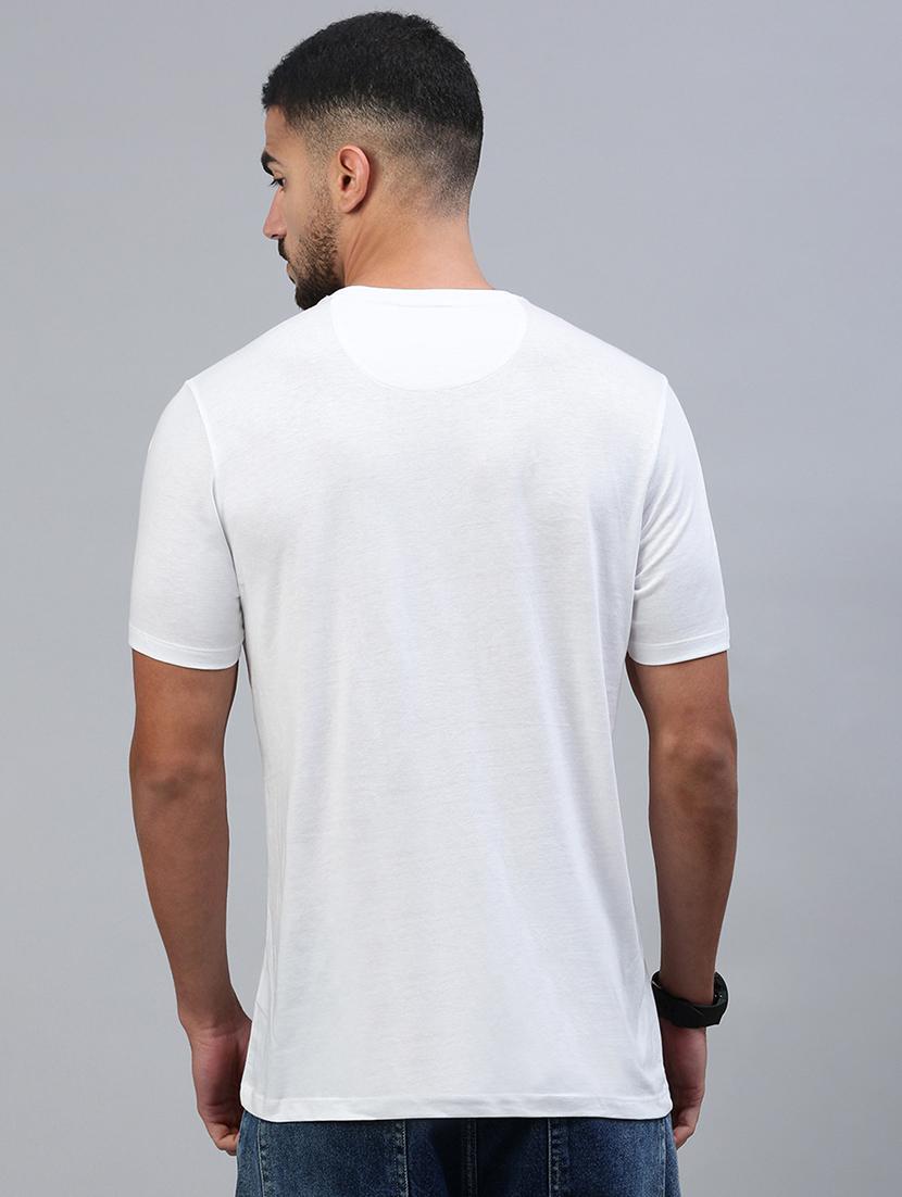 men typographic short sleeve slim fit t-shirt - 21844310 - Standard Image - 3