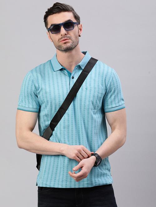 men stripes short sleeve slim fit polo t-shirt - 21844315 -  Standard Image - 0