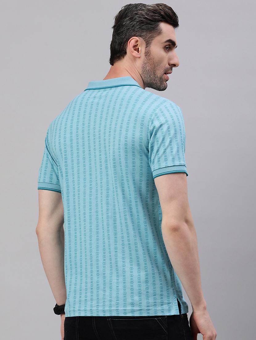 men stripes short sleeve slim fit polo t-shirt - 21844315 - Standard Image - 3