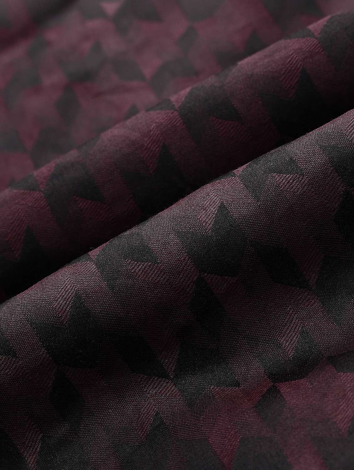 men geometric long sleeve slim fit formal shirt - 21844504 -  Standard Image - 3