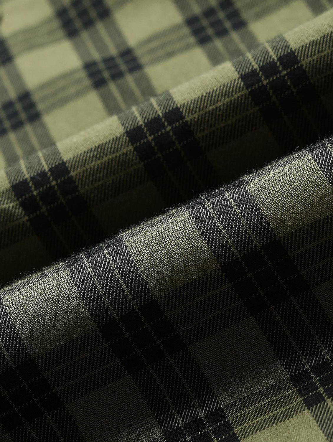 men checkered long sleeve slim fit casual shirt - 21844522 - Standard Image - 3