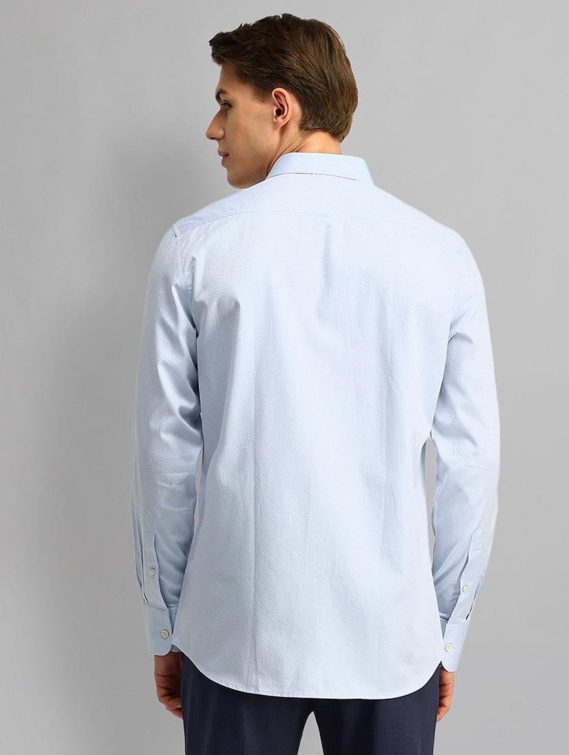 men solid long sleeve regular fit formal shirt - 21844604 - Standard Image - 3
