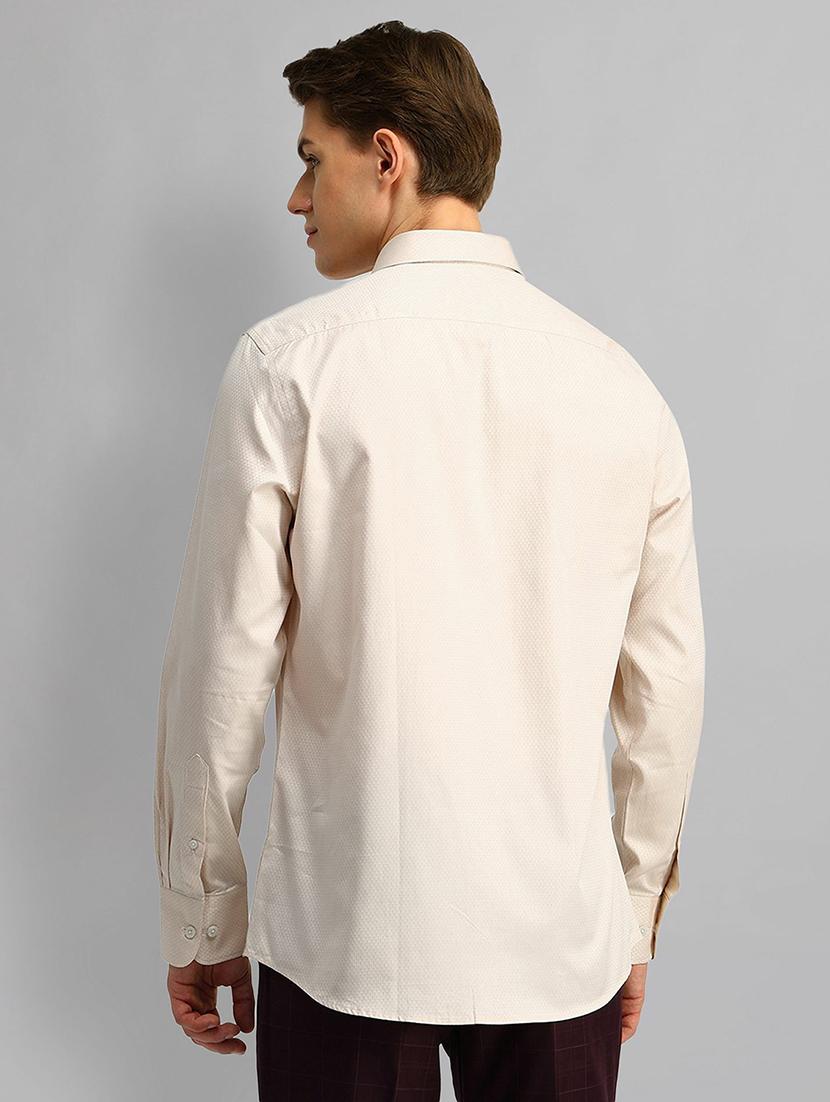 men solid long sleeve regular fit formal shirt - 21844606 - Standard Image - 3