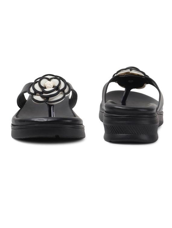 women black slip on ballerina - 21844837 - Standard Image - 3