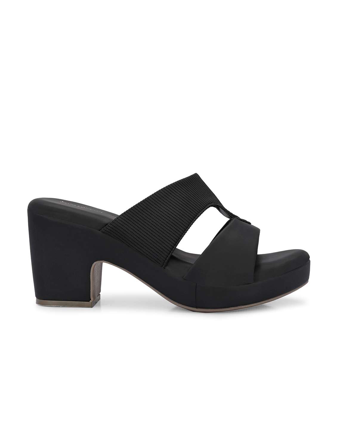 women black slip on sandal - 21845517 -  Standard Image - 3