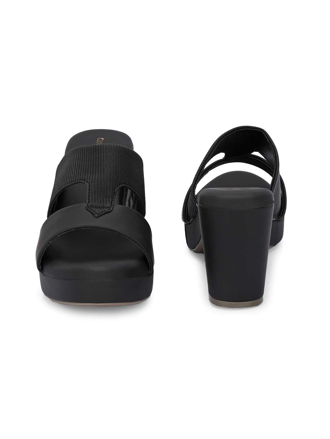 women black slip on sandal - 21845517 -  Standard Image - 5
