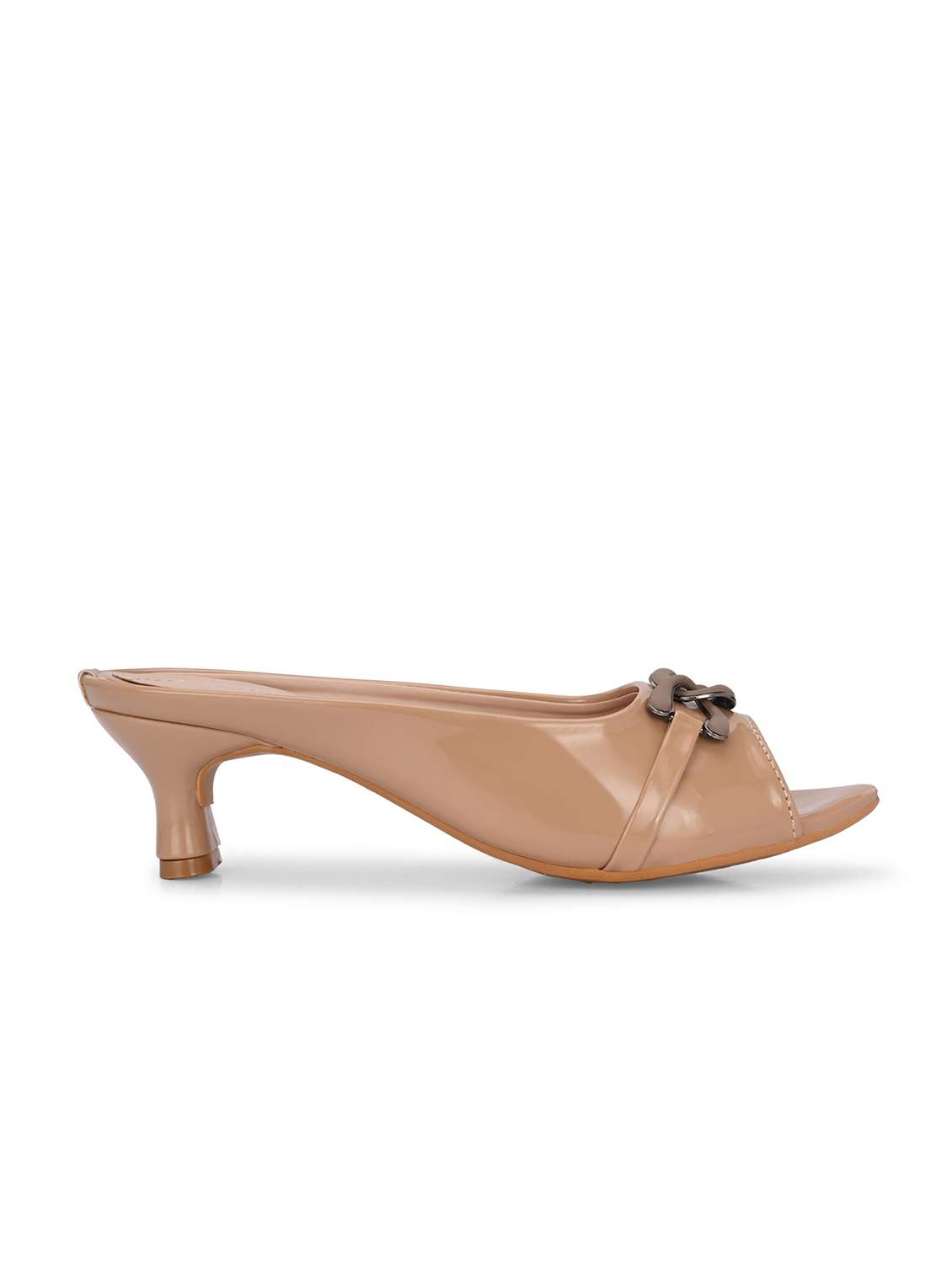 women beige slip on sandal - 21845521 - Standard Image - 3