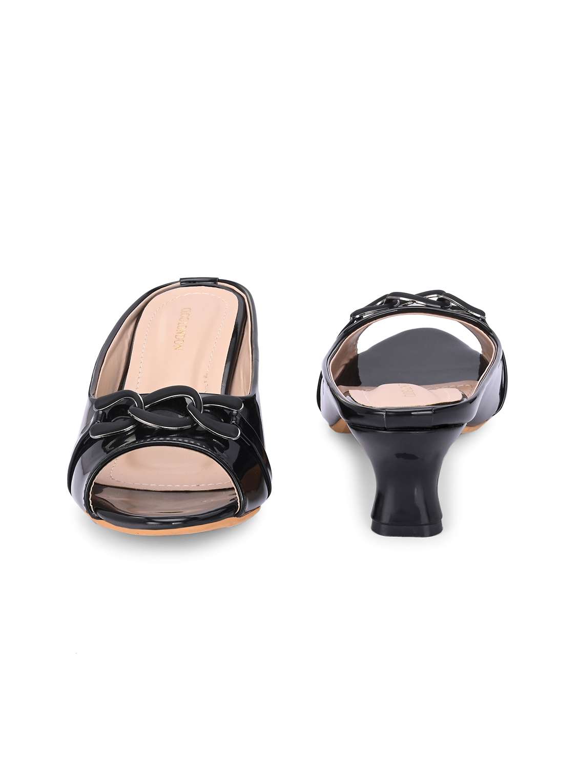 women black slip on sandal - 21845522 -  Standard Image - 5