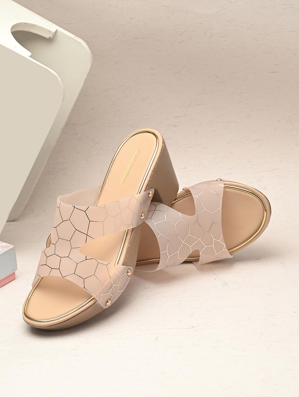 women beige slip on sandal - 21845525 - Zoom Image - 0