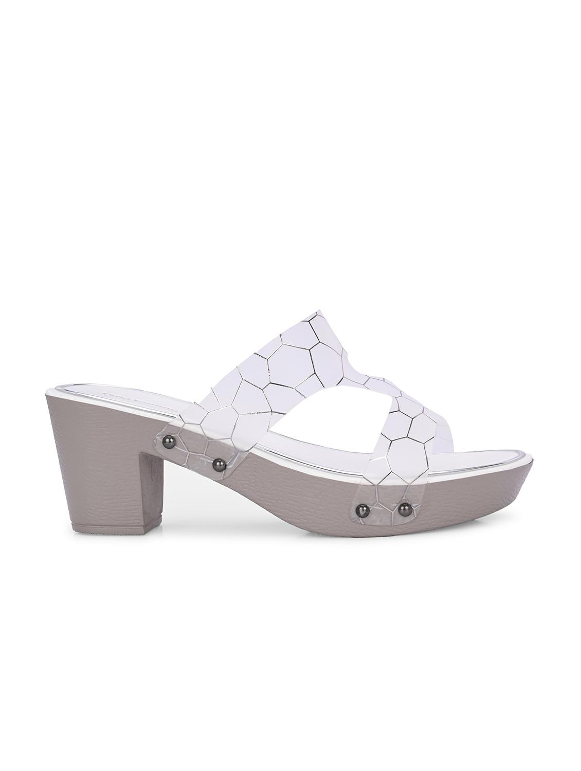 women grey slip on sandal - 21845526 - Standard Image - 3