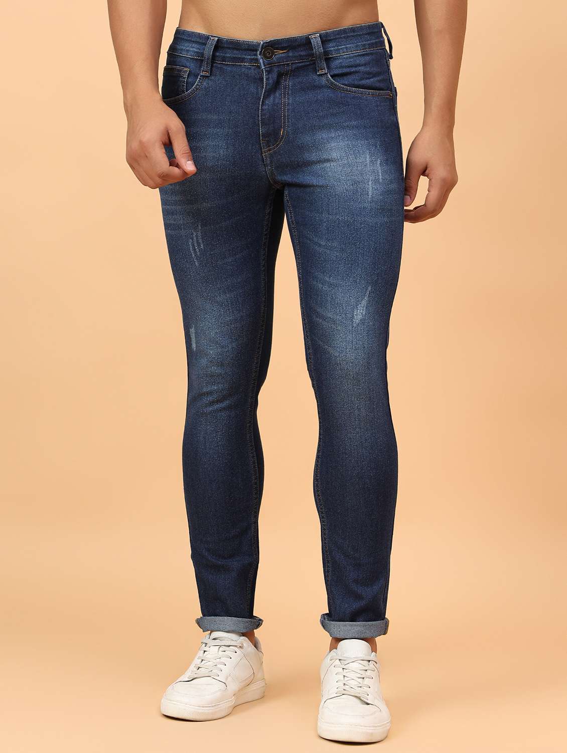 men blue mid rise ankle length denim jean - 21853423 - Zoom Image - 0