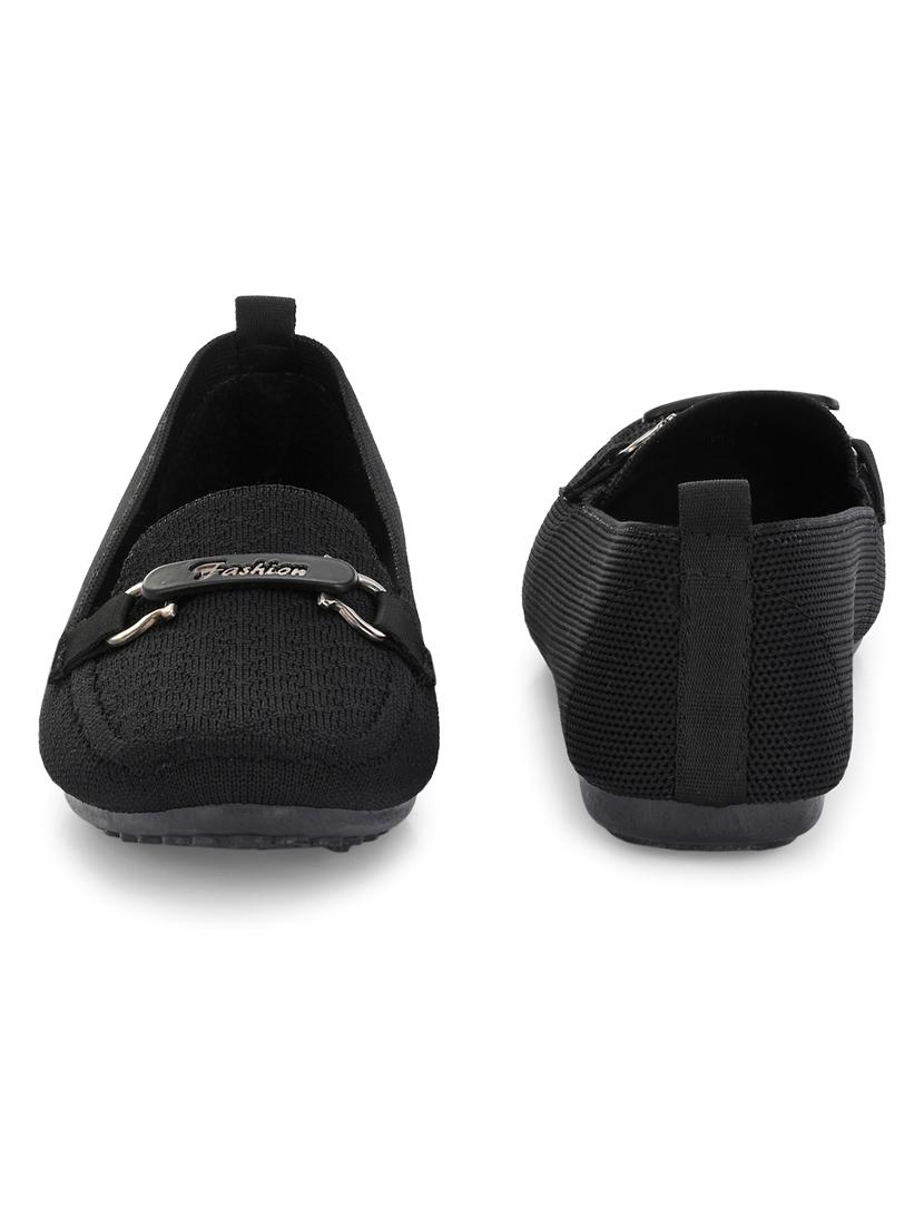 women black slip on ballerina - 21853493 - Standard Image - 3