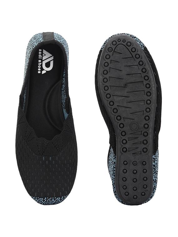 women black slip on ballerina - 21853494 - Standard Image - 3