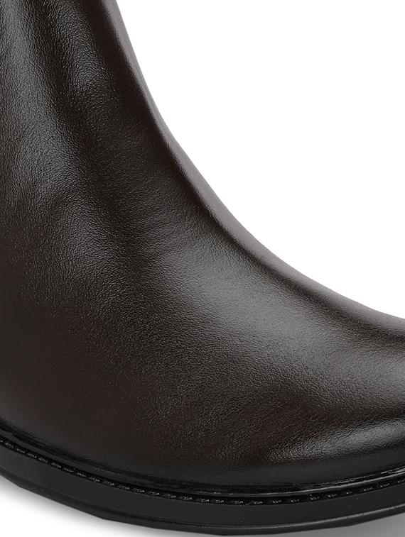 men brown slip on boot - 21853505 - Standard Image - 5