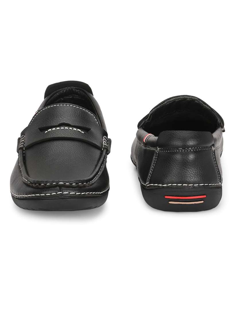 men black slip on loafers - 21853577 -  Standard Image - 3