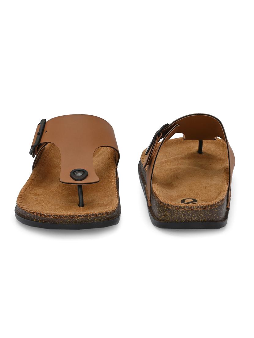 men tan toe separator sandal - 21853596 - Standard Image - 3