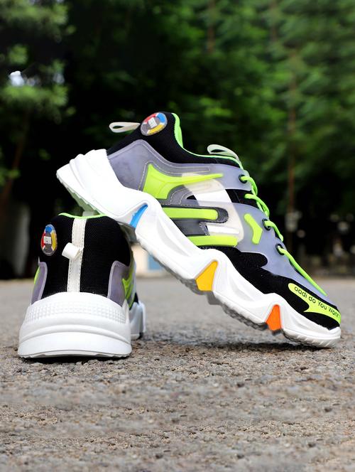 men color block lace up sneaker - 21853613 -  Standard Image - 0