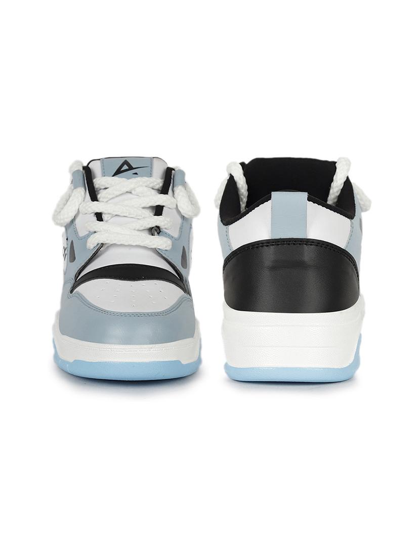women light blue lace up sneaker - 21853641 - Standard Image - 3