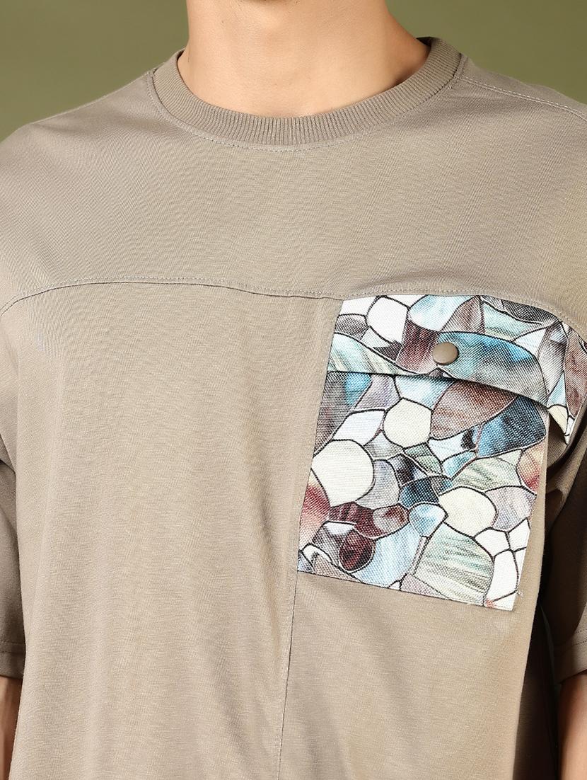 men printed short sleeve loose fit t-shirt - 21853828 - Standard Image - 3