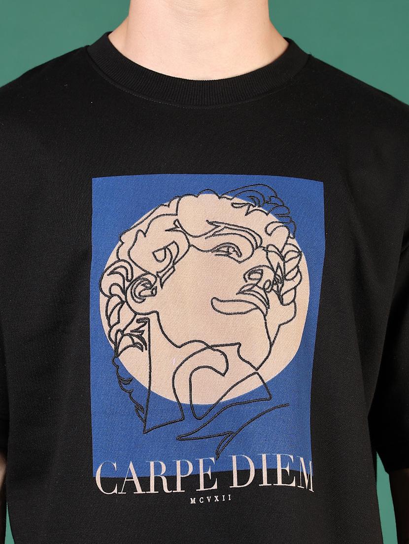 men black graphic short sleeve regular fit t-shirt - 21853853 - Standard Image - 3