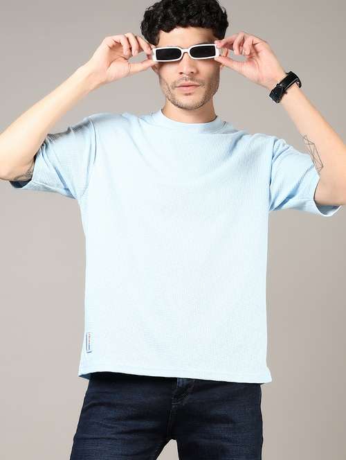 men solid short sleeve loose fit t-shirt - 21853900 - Standard Image - 0