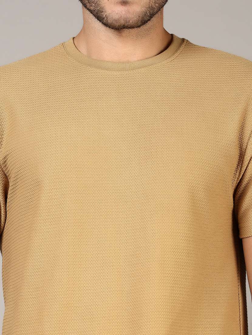 men solid short sleeve regular fit t-shirt - 21853917 -  Standard Image - 3