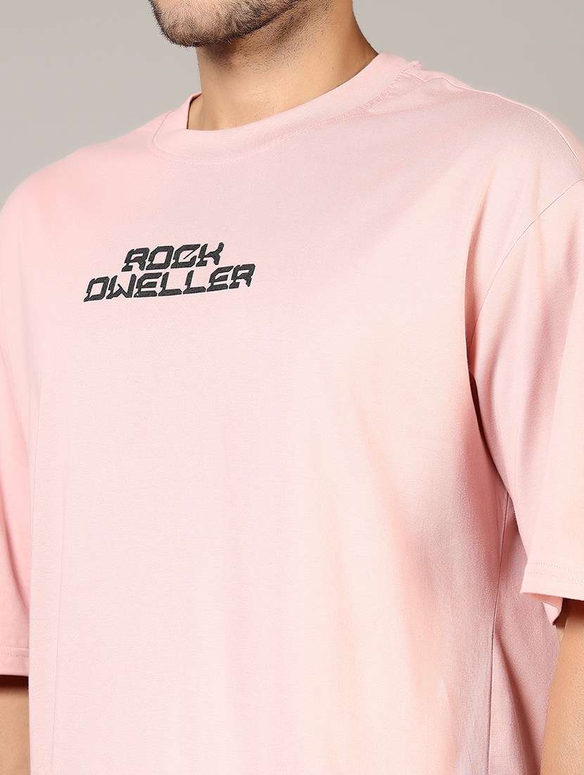 men front & back print round neck regular fit t-shirt - 21853967 -  Standard Image - 3