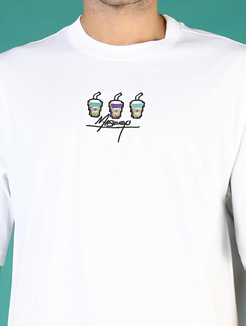 men front & back print round neck regular fit t-shirt - 21853974 - Standard Image - 3