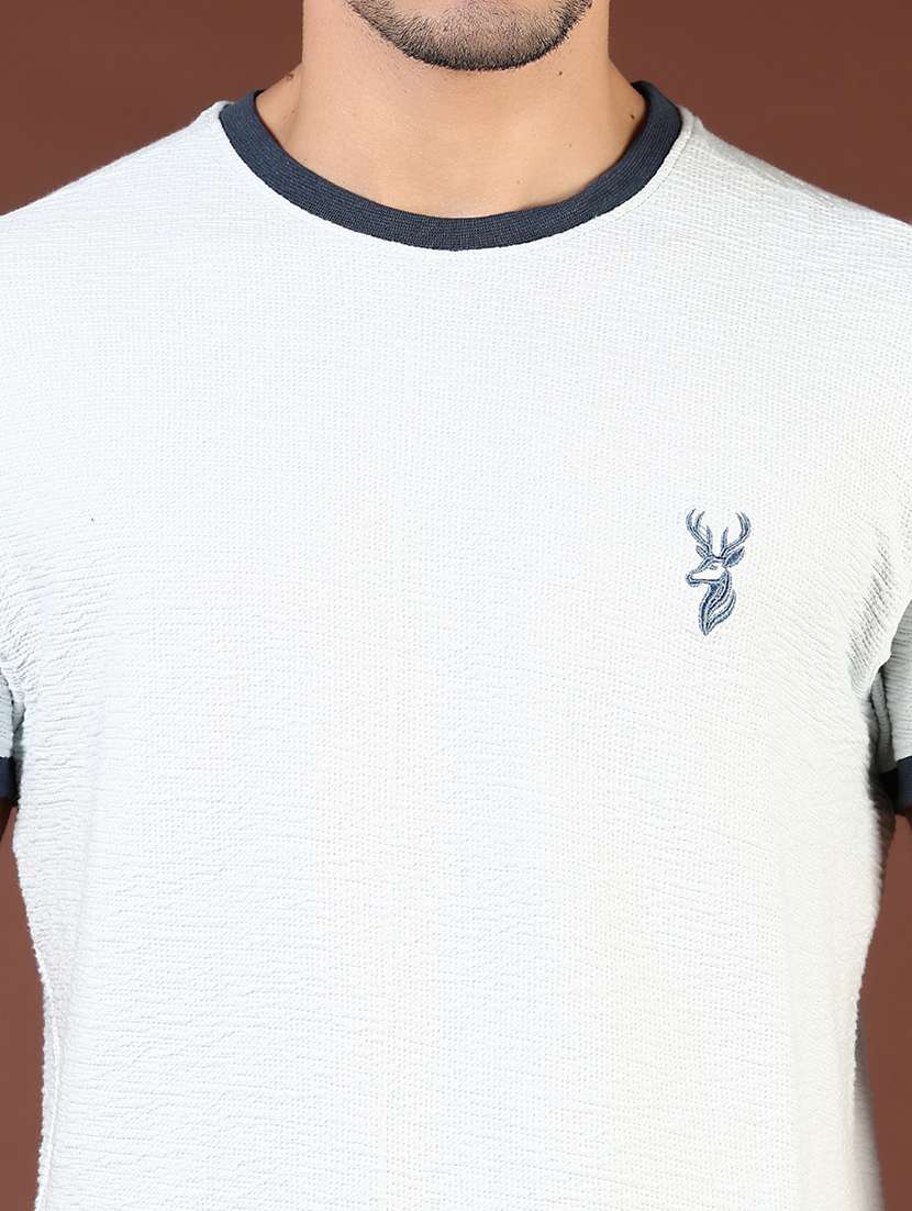 men solid short sleeve regular fit t-shirt - 21854005 -  Standard Image - 3