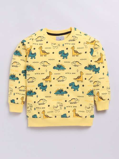 boys all over print long sleeve sweatshirt