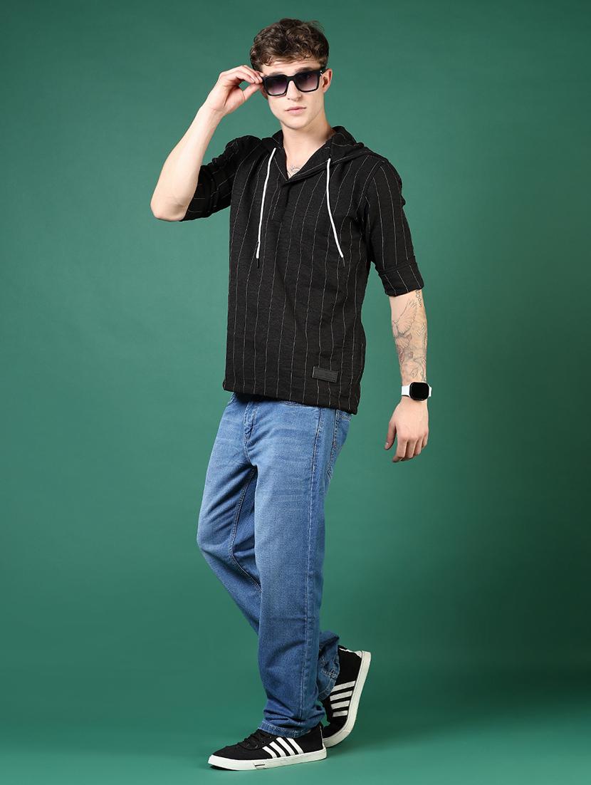 men striped long sleeve regular fit casual shirt - 21854255 - Standard Image - 5