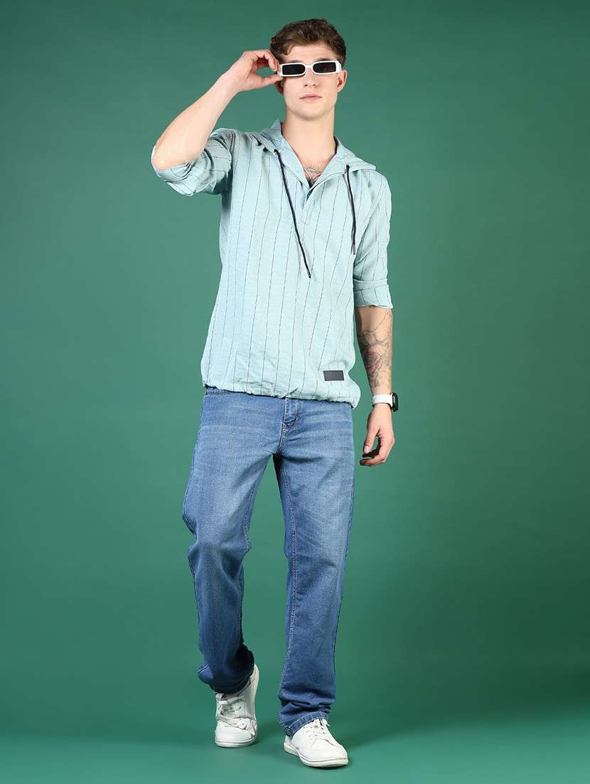 men striped long sleeve regular fit casual shirt - 21854258 -  Standard Image - 5