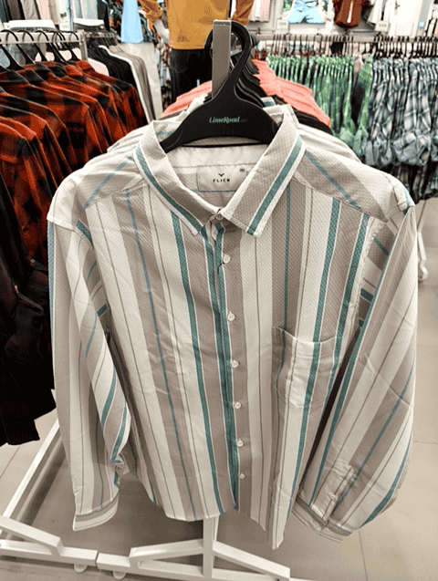 light blue cotton casual shirt - 21854297 - Zoom Image - 0