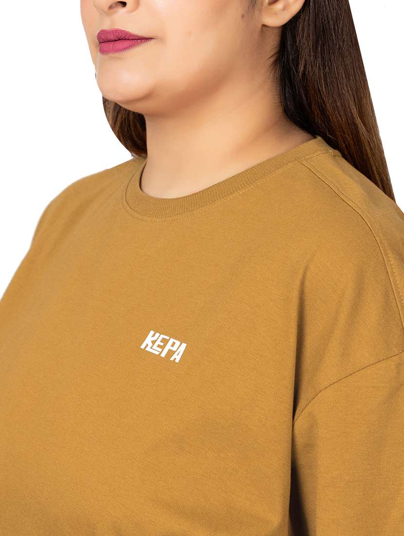 women solid t-shirt and trouser co-ord set - 21854369 -  Standard Image - 3