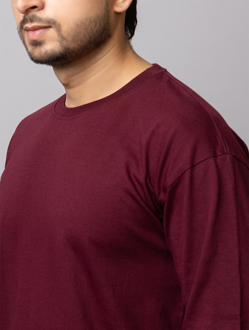 men solid full sleeve regular fit co-ord set - 21854385 - Standard Image - 3