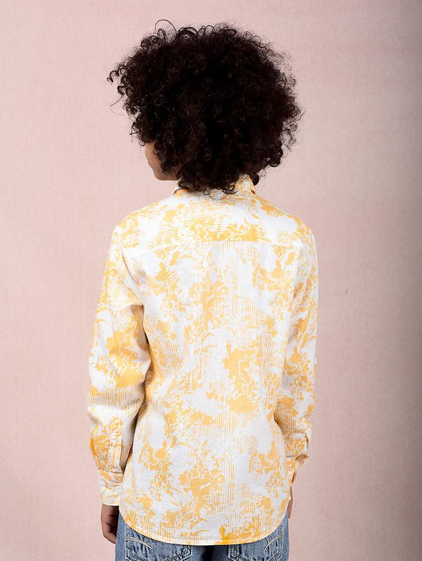 boys printed long sleeve casual shirt - 21854542 -  Standard Image - 3