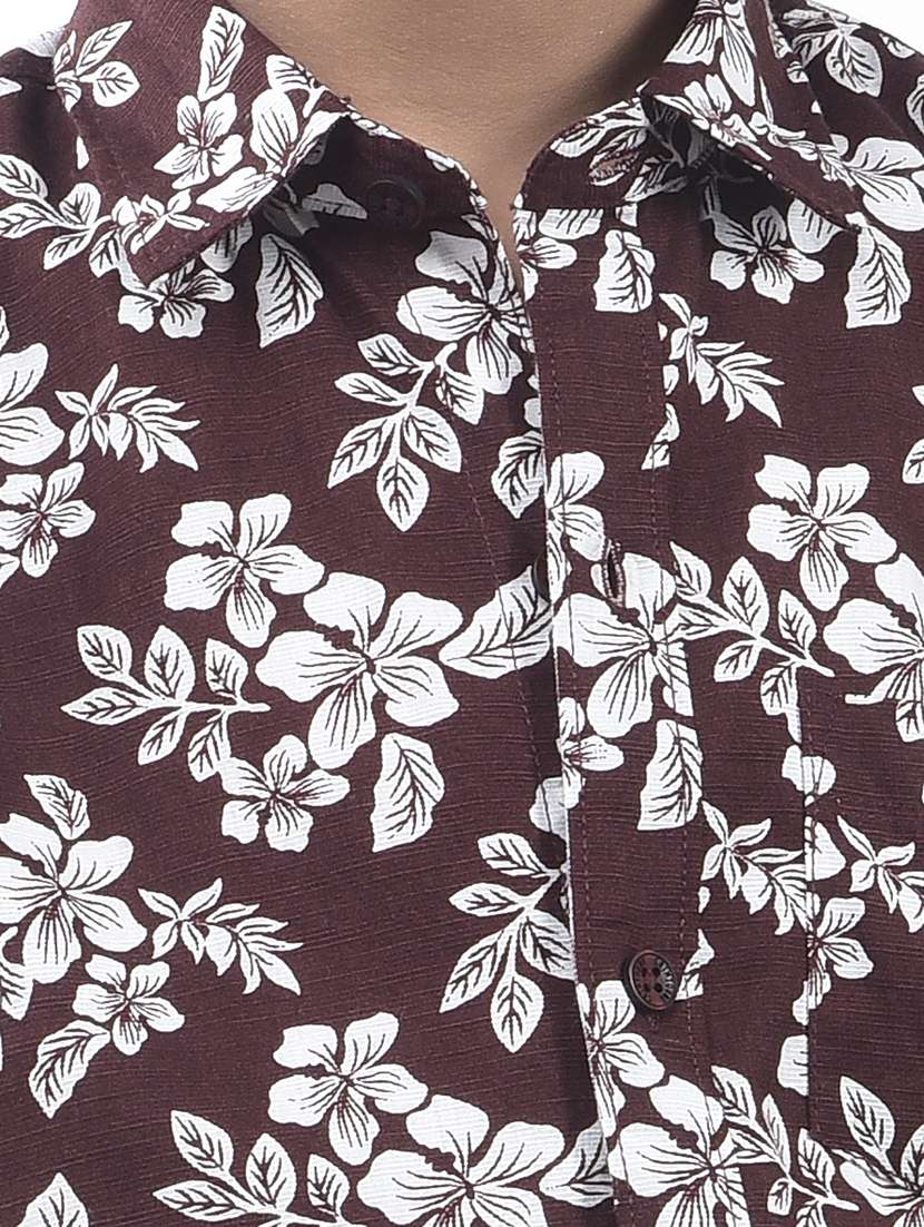 boys floral short sleeve casual shirt - 21854550 -  Standard Image - 5