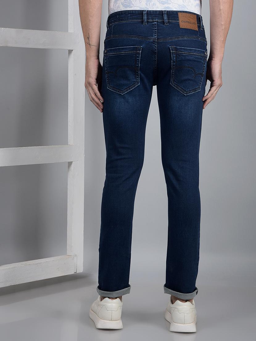 men mid rise full length denim jeans - 21854577 - Standard Image - 3