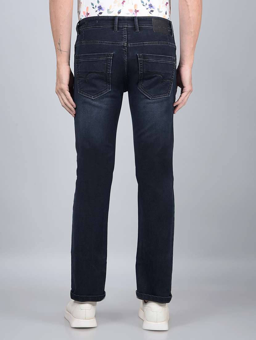 men mid rise full length denim jeans - 21854579 -  Standard Image - 3