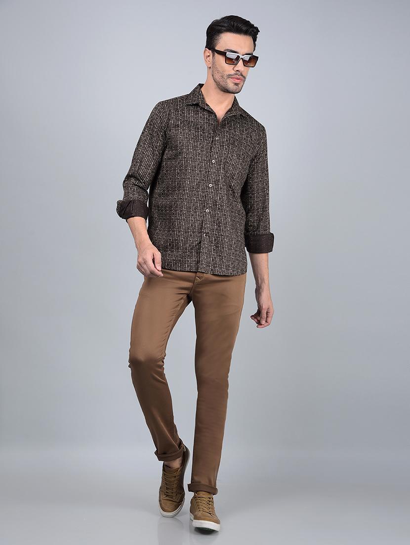 men mid rise full length denim jeans - 21854582 - Standard Image - 5