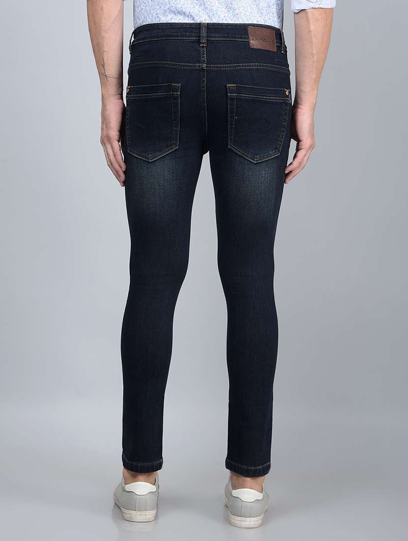 men mid rise ankle length denim jeans - 21854585 -  Standard Image - 3